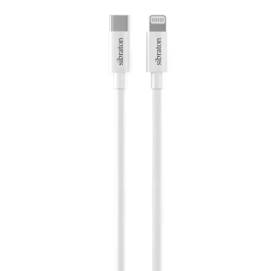 کابل شارژ و دیتا تایپ سی به آیفون (Type-C to Lightning) سیبراتون مدل S280i