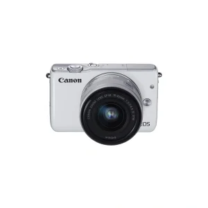 دوربین دیجیتال بدون آینه کانن مدل EOS M10 به همراه لنز 45-15 EF-M و EF 50mm f1.8 STM میلی متر و آداپتور لنز کانن Mount Adapter EF-EOS M