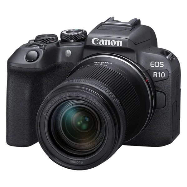 دوربین دیجیتال بدون آینه کانن مدل EOS R10 با لنز ۱۸ - ۱۵۰ میلی‌متر f3.5 - f6.3