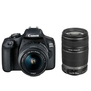 دوربین دیجیتال کانن مدل EOS 1500D به همراه لنز 18-55 55-250 میلی متر IS II