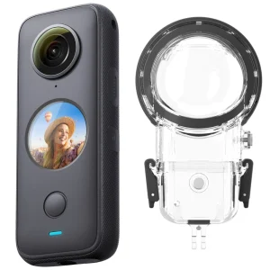 دوربین فیلم برداری اینستا 360 مدل One X2 SUN3543 به همراه کیس ضد آب
