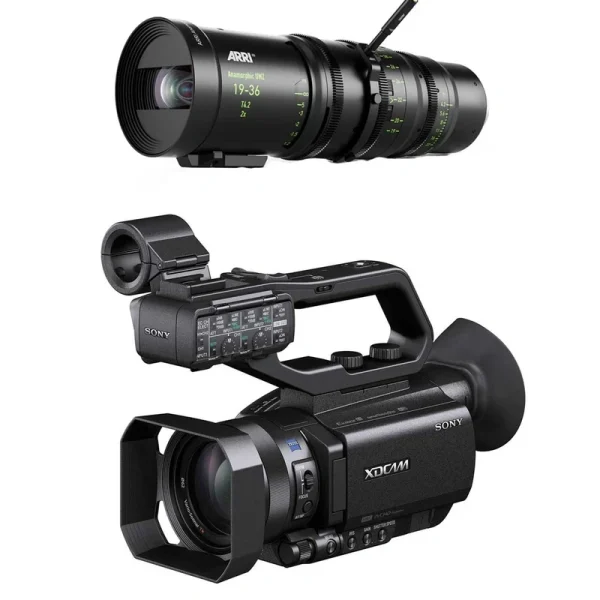 دوربین فیلم برداری سونی مدل PXW-X70 به همراه لنز Arri Anamorphic Ultra Wide Zoom 19-36T4.2 M