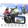 دوربین فیلم برداری مدل FHD 1080P 24.0MP 30FPS 16X-IR-MIC-C - Image 2