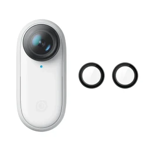 دوربین فیلم برداری ورزشی اینستا 360 مدل GO2 به همراه محافظ لنز بسته 2 عددی