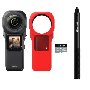 دوربین فیلم برداری ورزشی اینستا 360 مدل ONE RS 1-INCH 360 EDITION به همراه لوازم جانبی