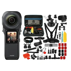 دوربین فیلم برداری ورزشی اینستا 360 مدل ONE RS 1-INCH 360 EDITION به همراه لوازم جانبی
